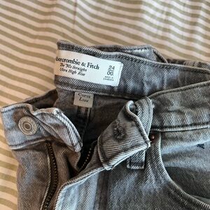 Abercrombie & Fitch Gray Ultra High Rise Jeans